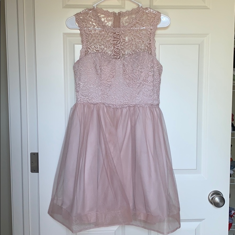 Rose Colored Party Dress
